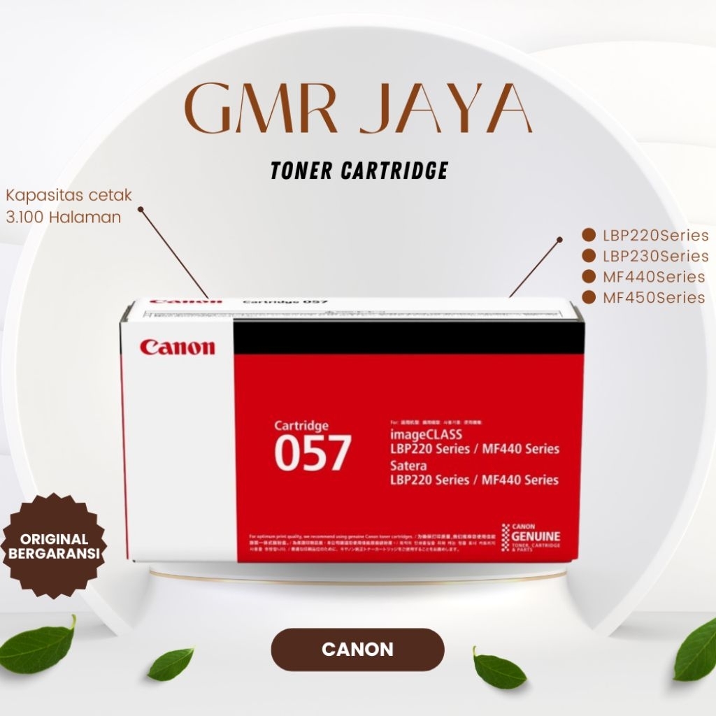 Toner canon 057 original / Toner cartridge canon 057 original / Toner printer canon 057 original / T