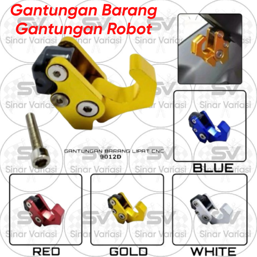 Gantungan Barang Motor / Gantungan Barang Motor Robot / Gantungan Barang Variasi Universal Nmax, Lex