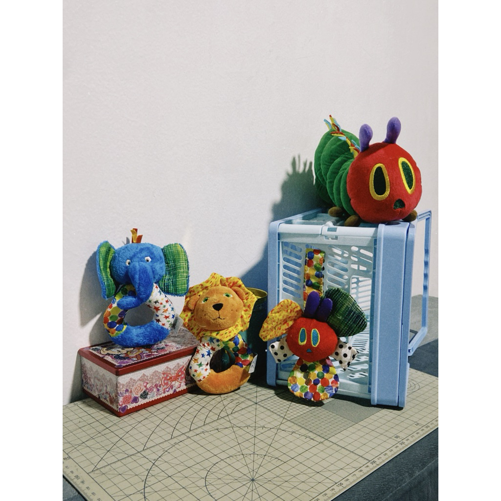 Eric Carle Collections (Plush and Keychain) - Caterpillar, Lion, Elephant