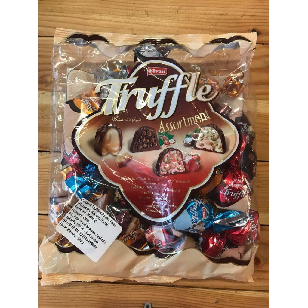 

coklat arab truffle mixs pack 1kg/ coklat turkey elvan truffle kemasan 1kg