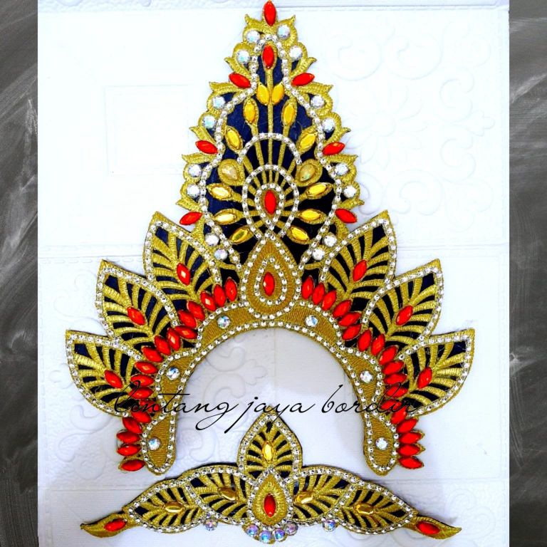 KODE Y34B bordir aksesories tari mahkota