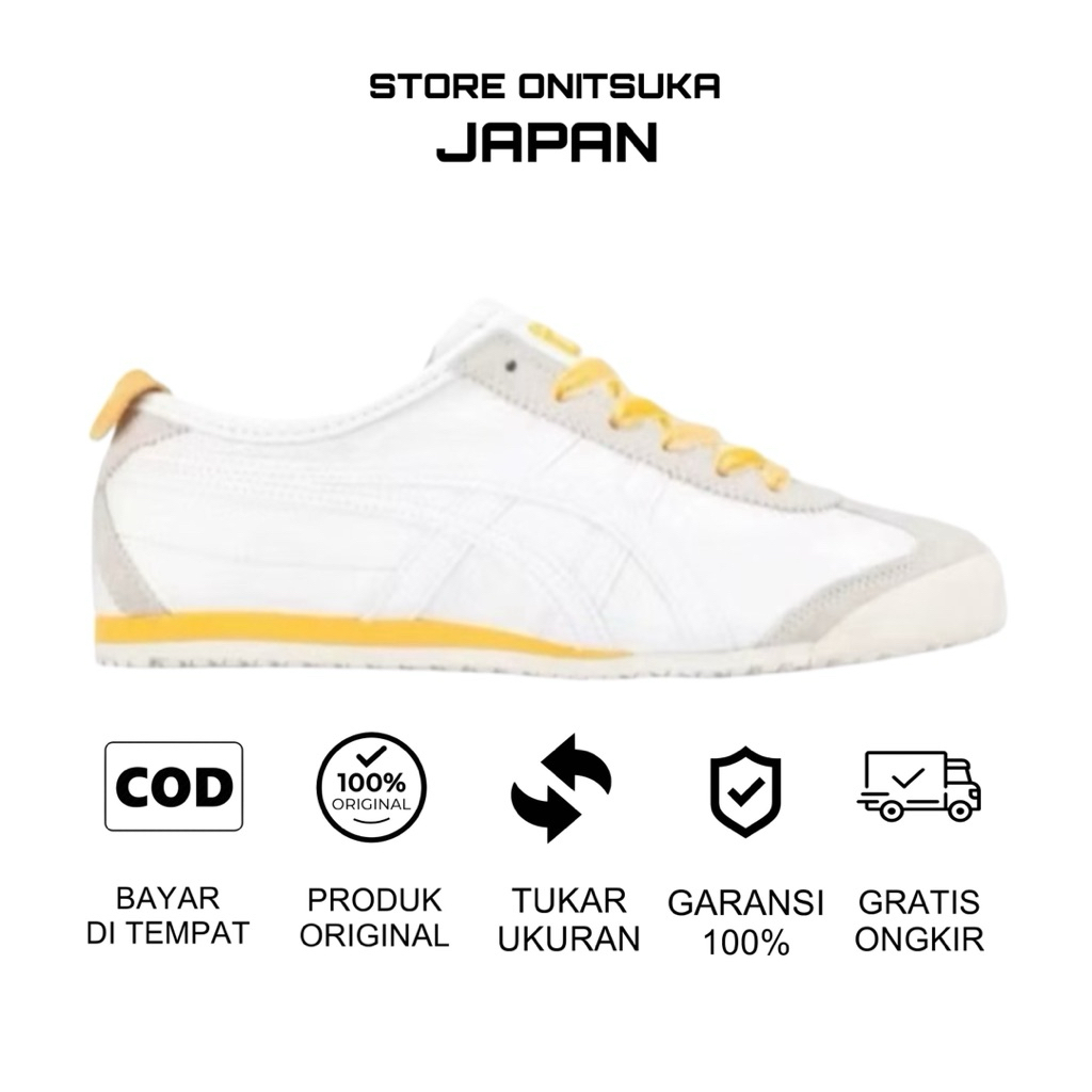 Sepatu Onitsuka indo tali pita Yellow sepatu pria/ sepatu wanita/ sepatu sneakers