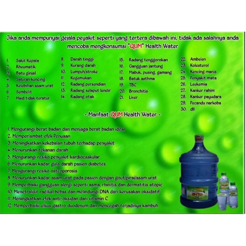

air qum healt water