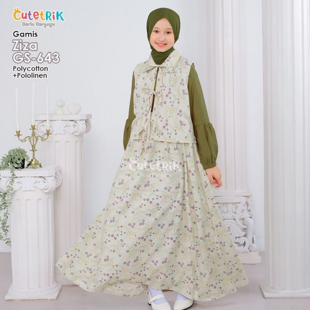 GR Cutetrik Gamis Daily Remaja Tanggung