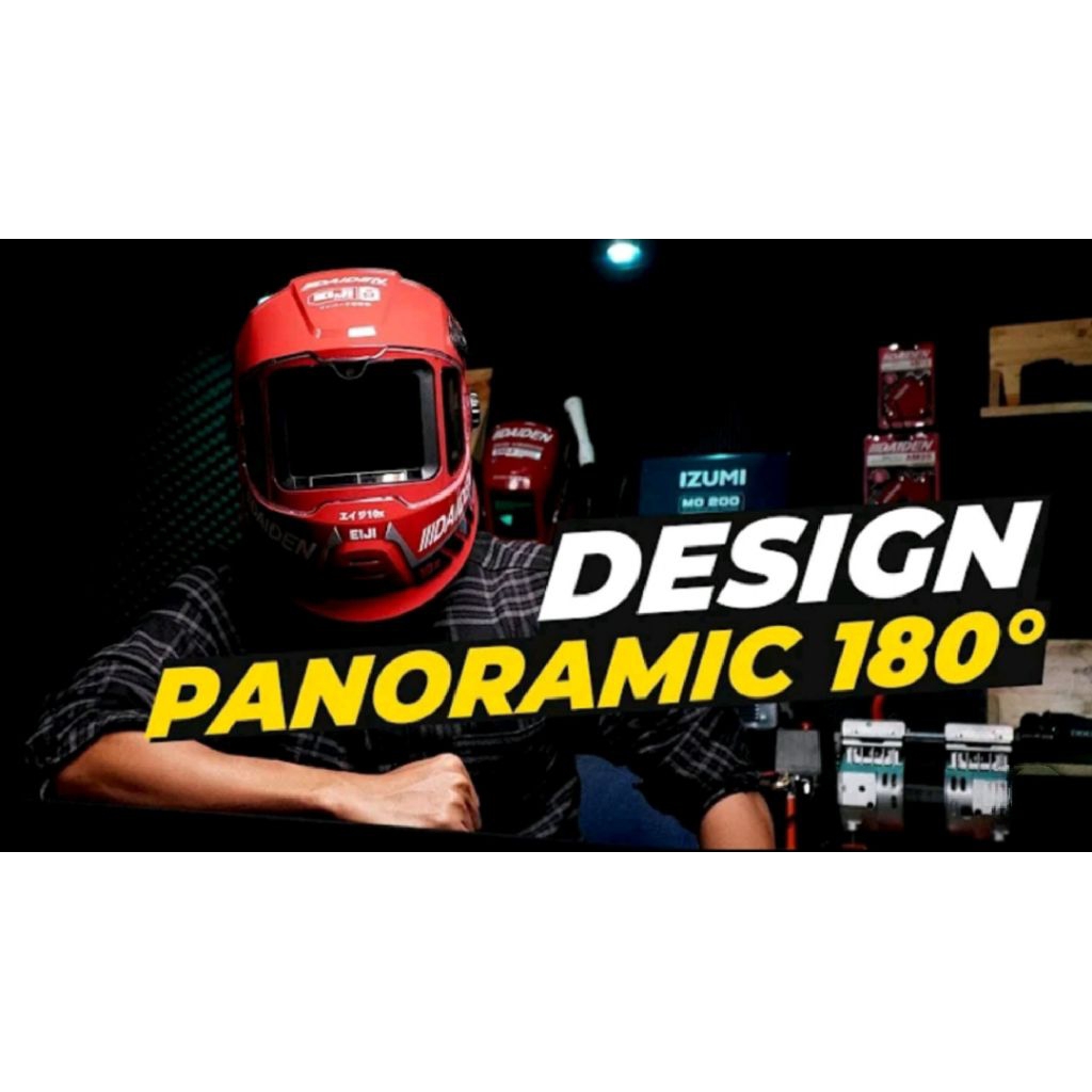 HELM LAS RACING DAIDEN EIJI X SHOJI/KEDOK LAS DAIDEN EIJI/TOPENG LAS DAIDEN EIJI/HELM LAS RACING