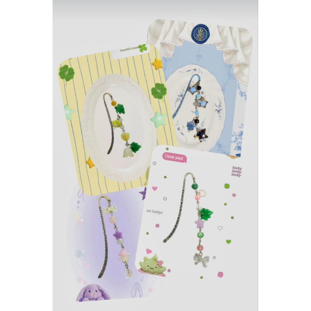 

Beads Bookmark Handmade Lucu – Pembatas Buku Aesthetic Soft Girl Cute Gift
