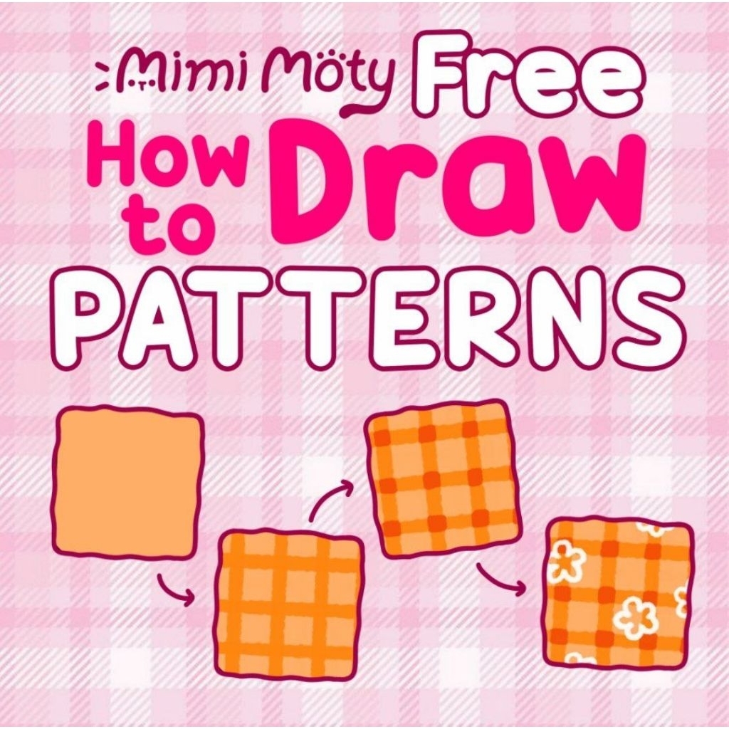 How to Draw Pattern Mimi Moty Coloring Book