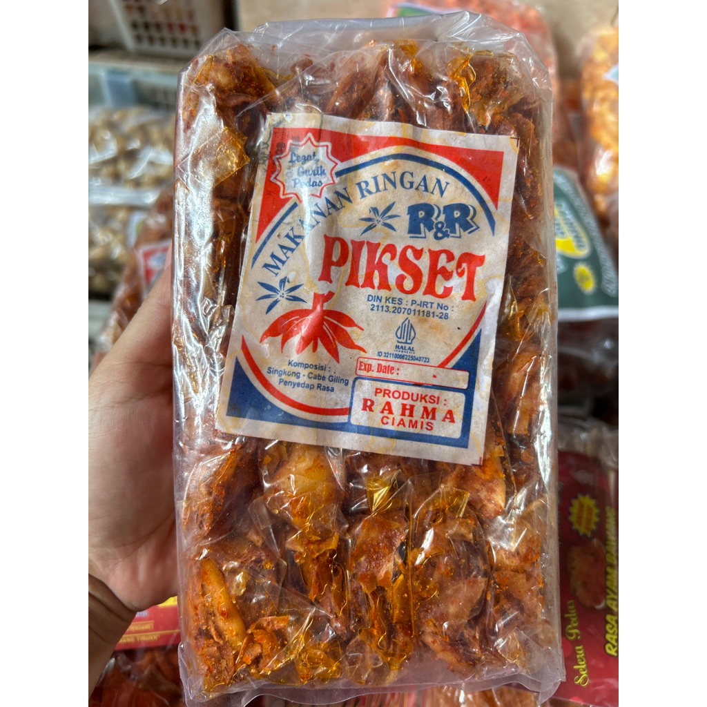

Pikset / Pikset Telas Pedas Gila / Tela Pedas / Kripik tela pedas (20pcs)