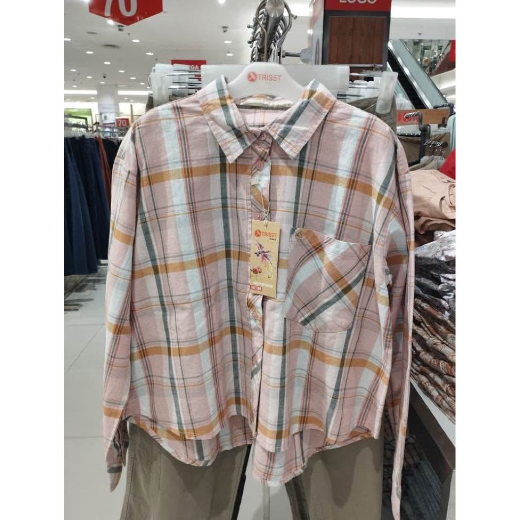 TRISET - SALE Blouse Kemeja Wanita (S-XL)