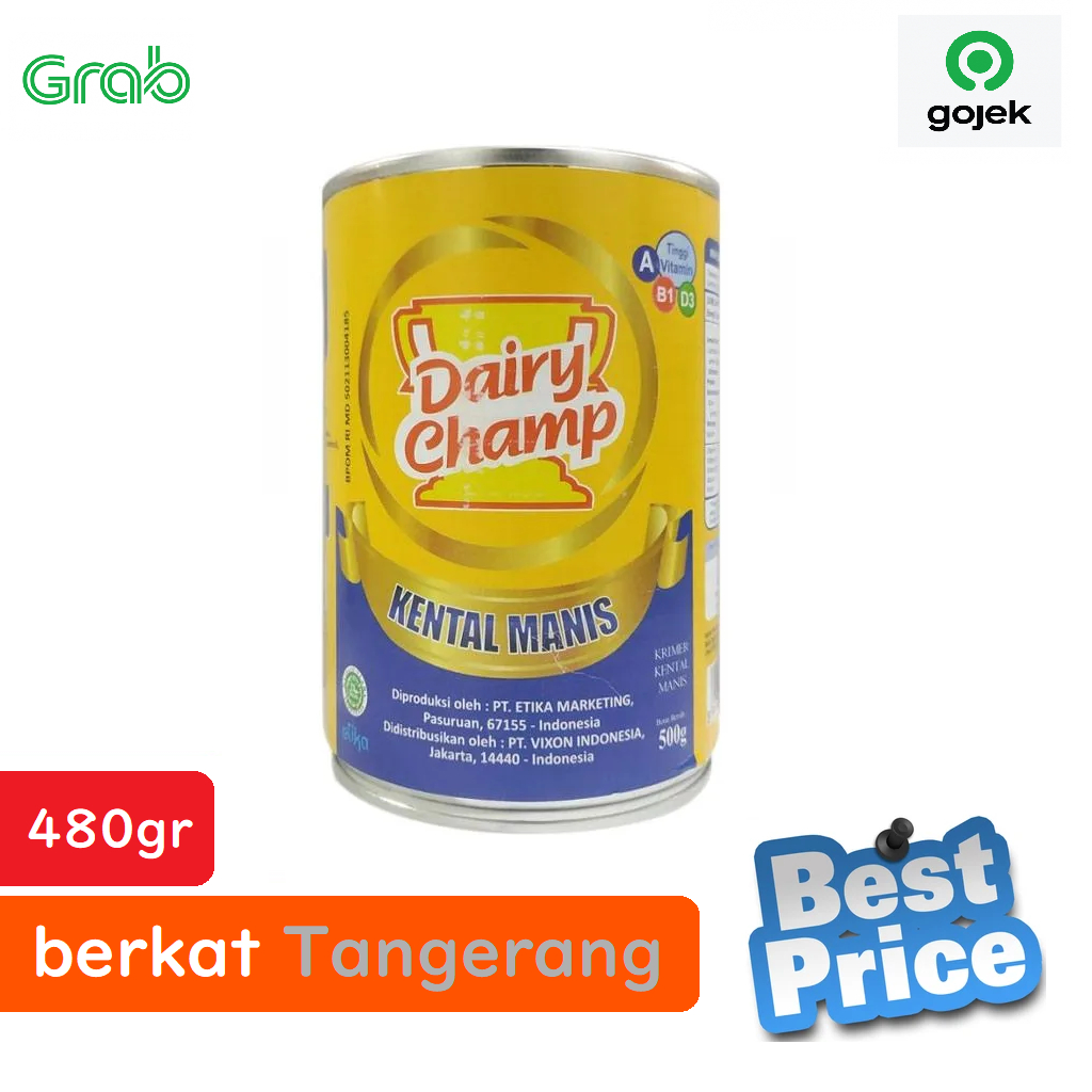 

Dairy Champ Susu Kental Manis 480gr