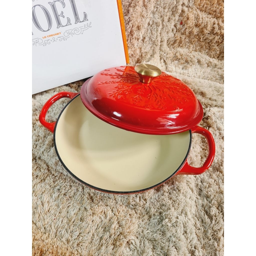 original le creuset made in france cast iron braiser 26 cm