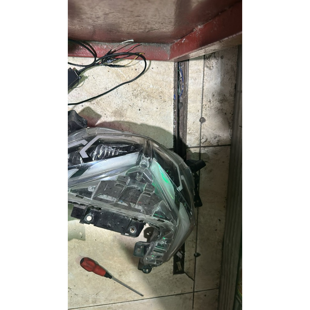 headlamp aerox new ori copotan