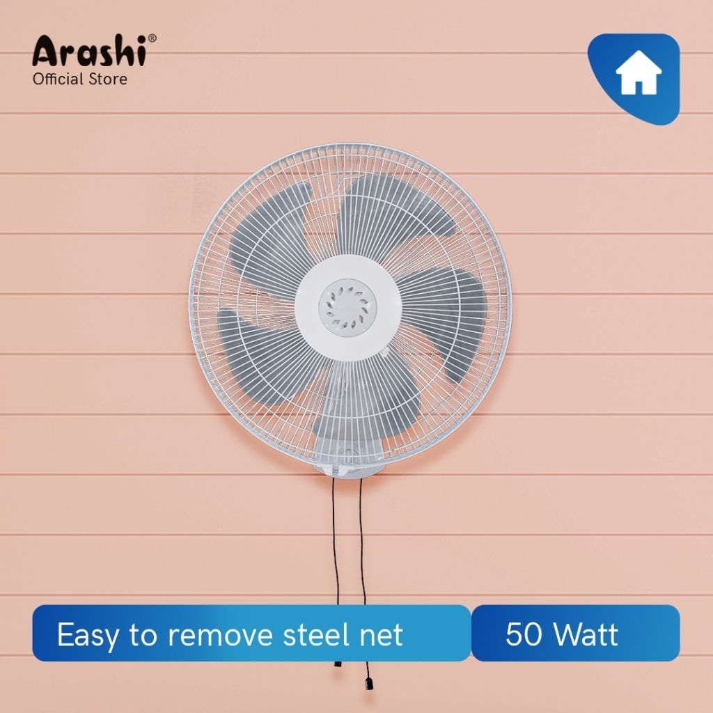 KIPAS ANGIN DINDING WALLFAN ARASHI JIWON FAN 16 INCH