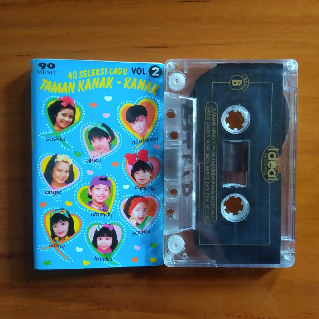 Kaset Pita 40 Seleksi Lagu Taman Kanak-Kanak Vol. 2