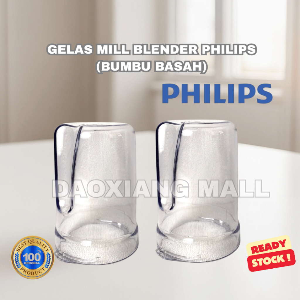 GELAS MILL BLENDER PHILIPS UNTUK TIPE HR2115/2116/2061/2071 GELAS BUMBU BASAH PHILIPS