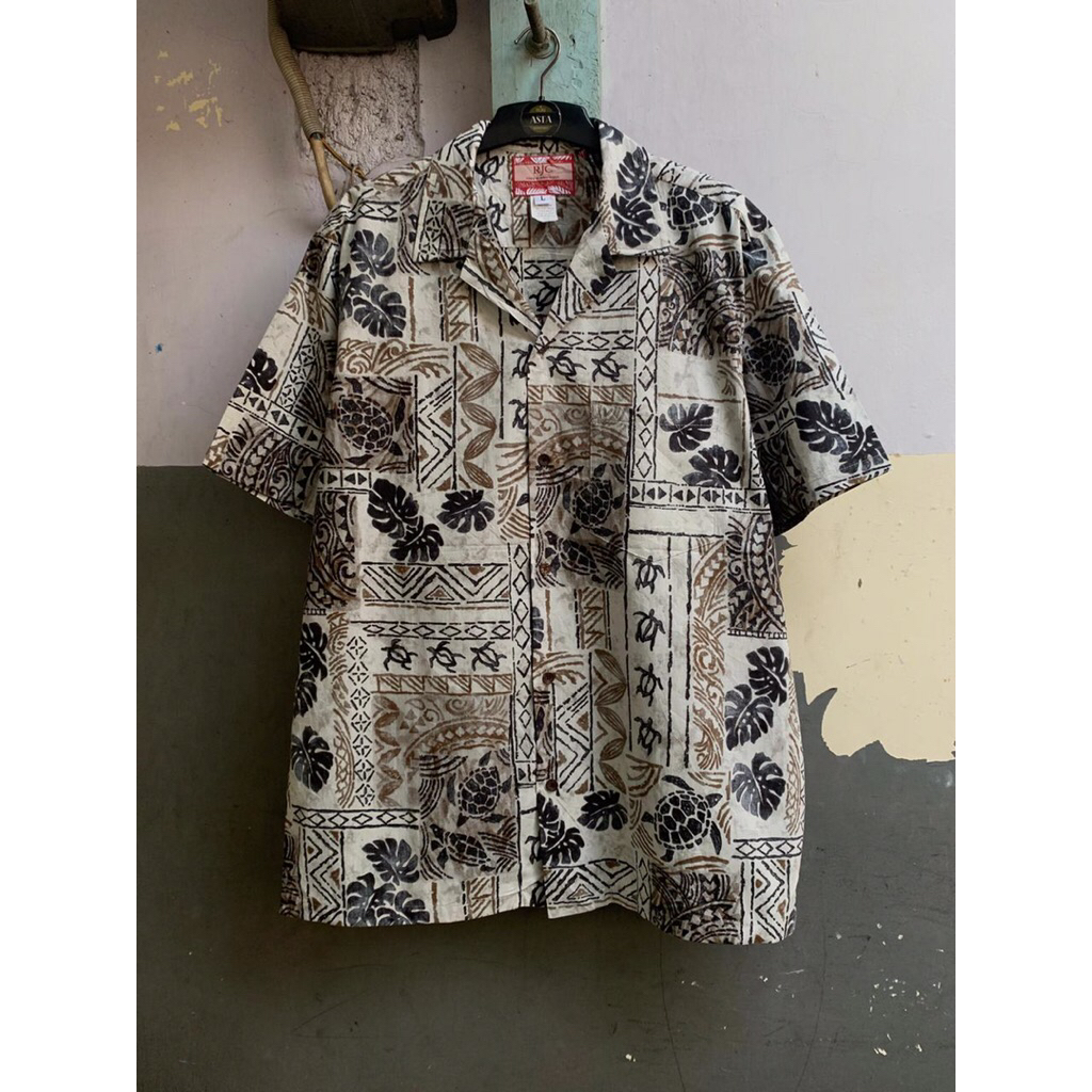 kemeja lengan pendek RJC madeinhawaii preloved