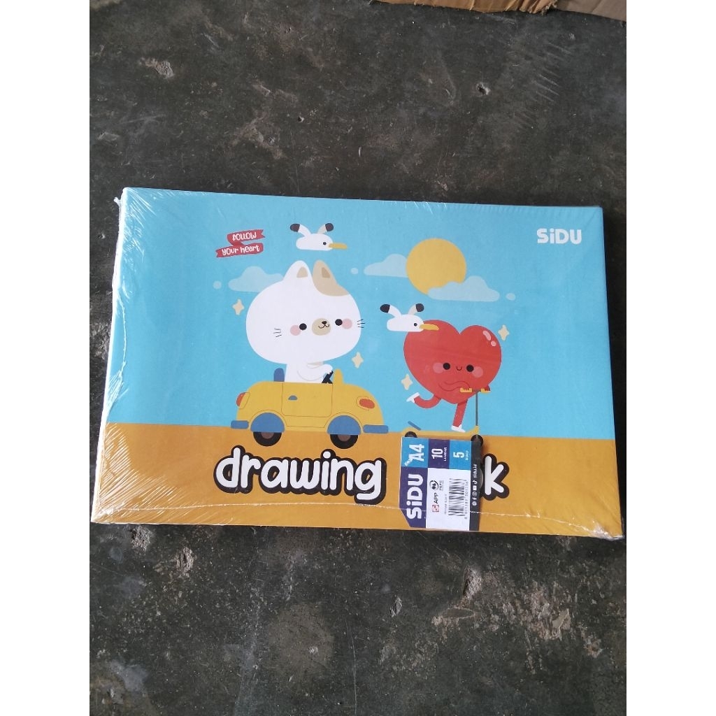 

1 Pack isi 5 Buku Gambar Sinar Dunia Ukuran A4