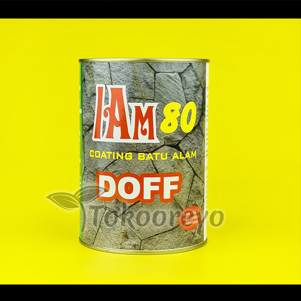 COATING BATU ALAM AM 80 DOFF 850 ML PERNIS CAT PELAPIS