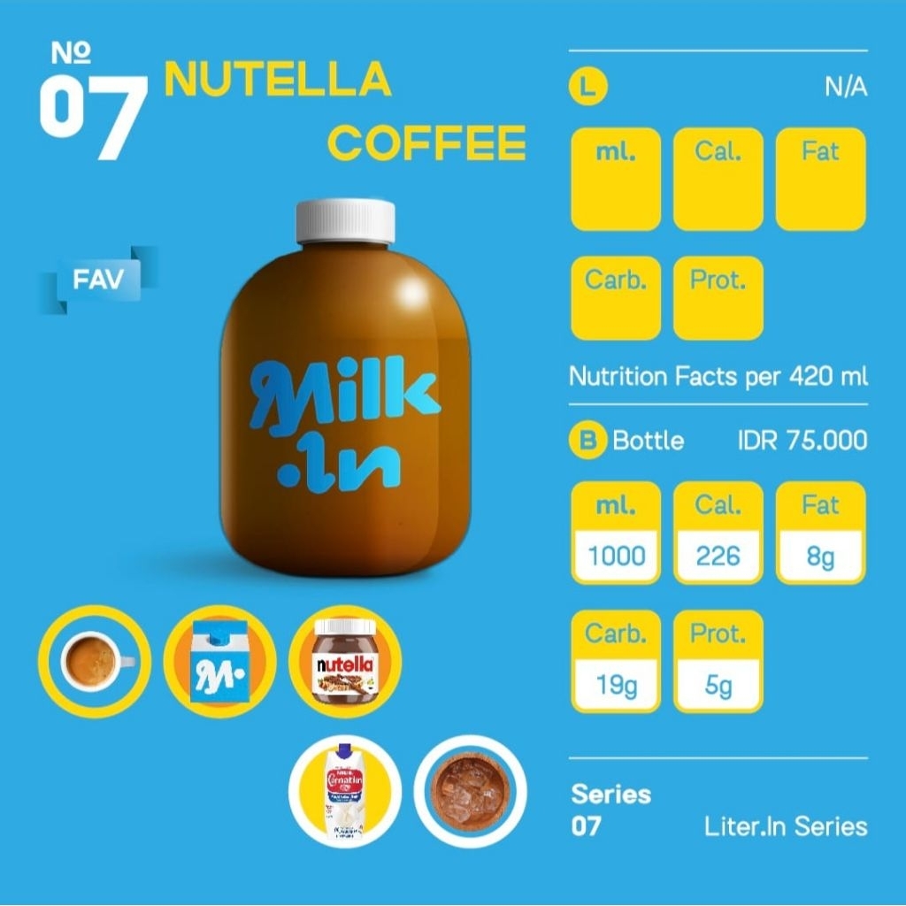 

Nutella Coffee 1L