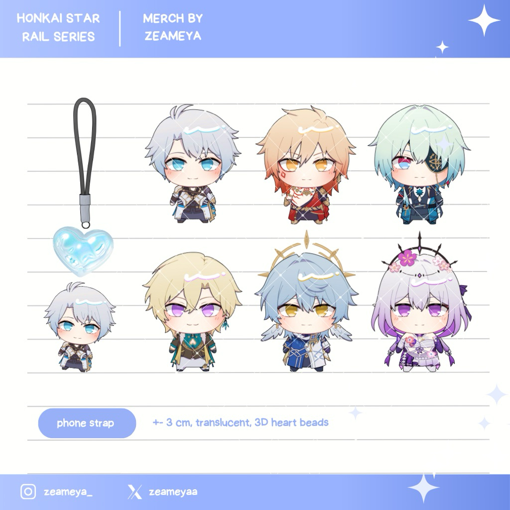 Phone strap/phone charm Honkai Star Rail