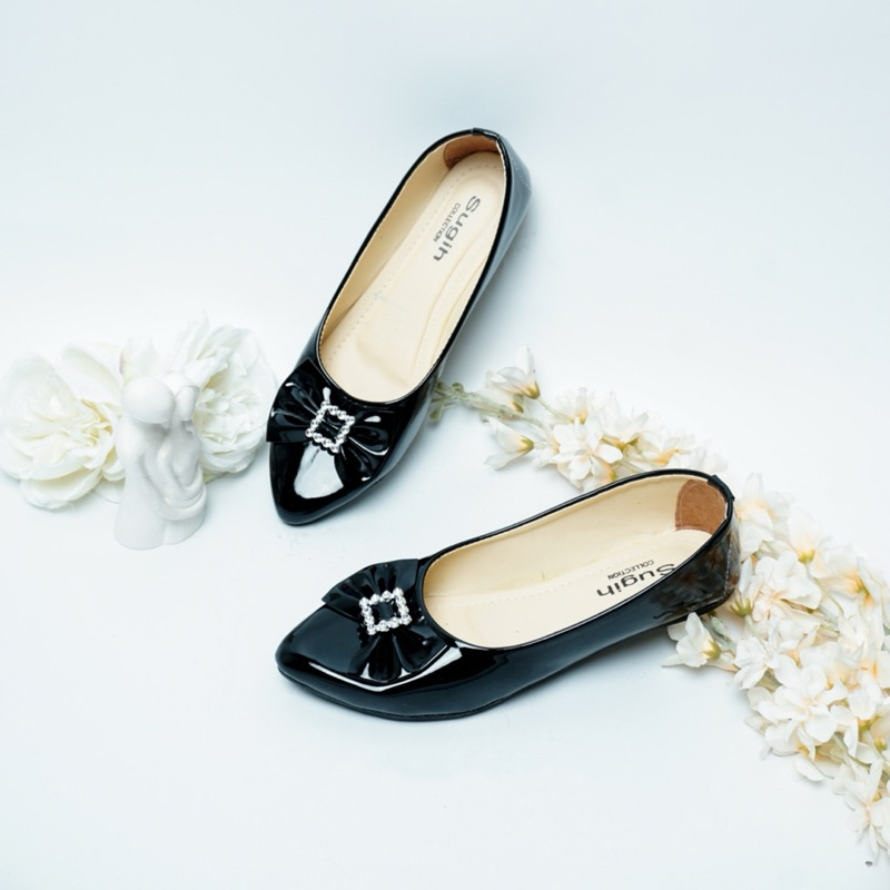AS STYLE || Flat Shoes Wanita Pita | Flat Shoes Murah | Flat Shoes Kekinian | Flat Shoes Glossy