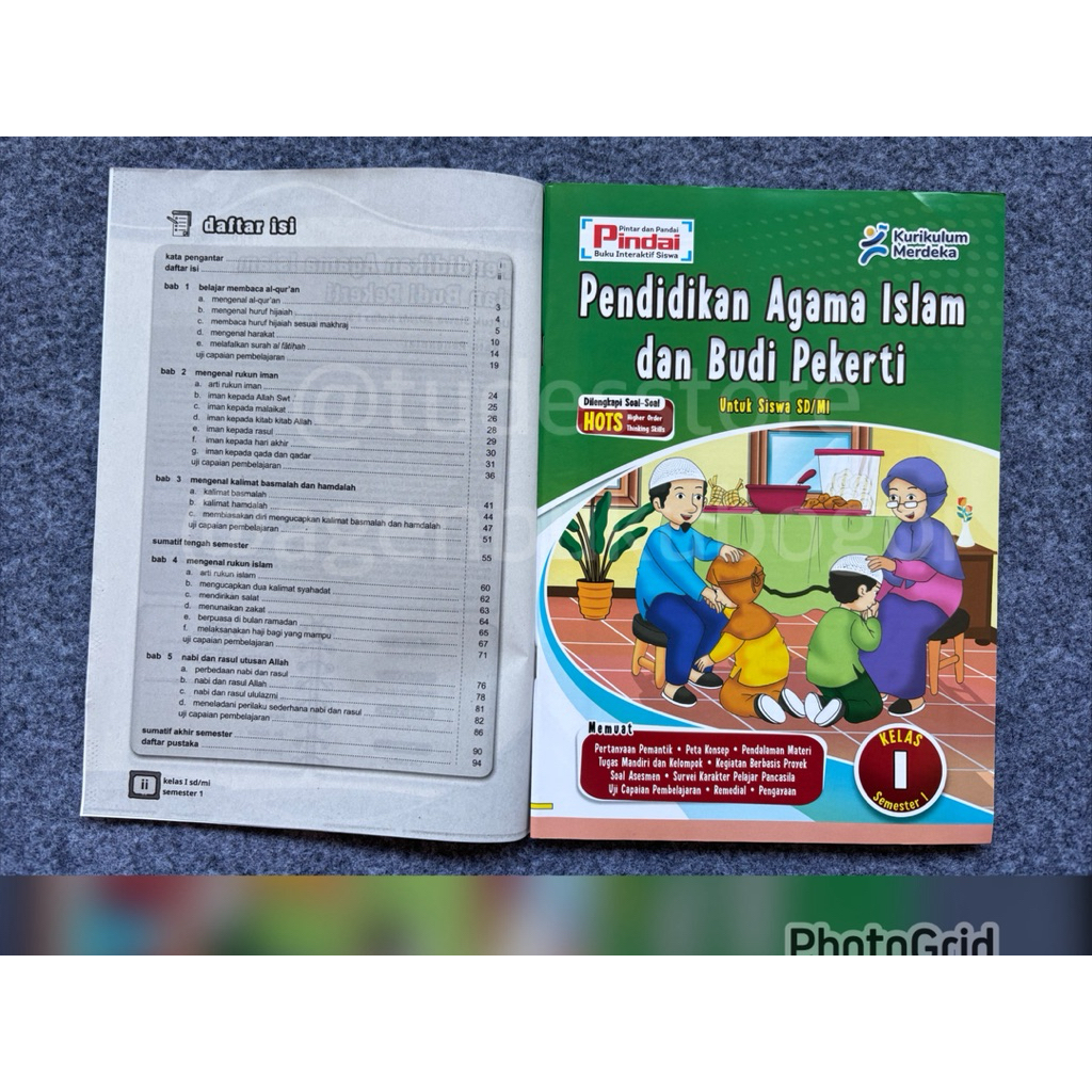 LKS SD AGAMA ISLAM / PAI SEMESTER 1 KELAS 1 SAMPAI 6