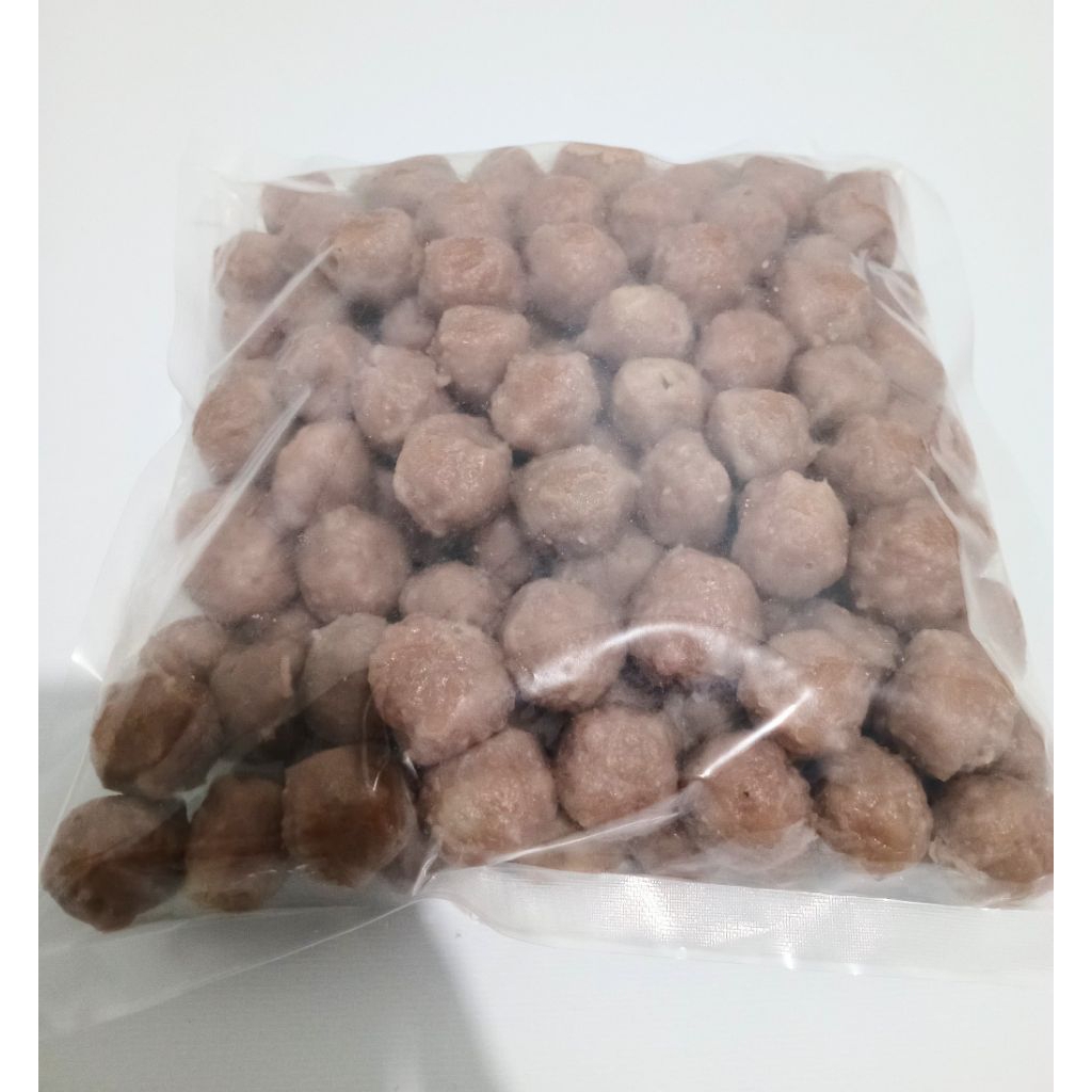 

Bakso pentol sapi mix ayam ekonomis 1 kg isi 140 an butir