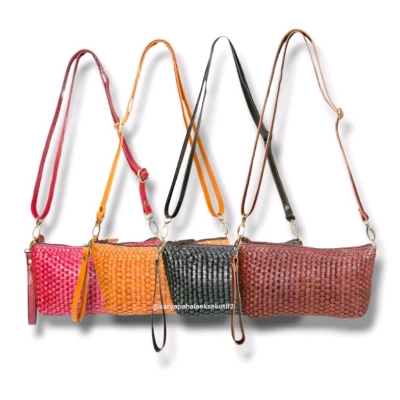 Tas anyam, Tas wanita anyaman, Tas wanita kulit asli *karyapahalaeksekutif2*