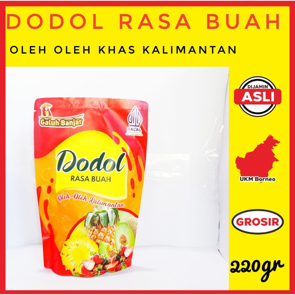 

Dodol Rasa Buah Oleh Oleh Banjarmasin Kalimantan