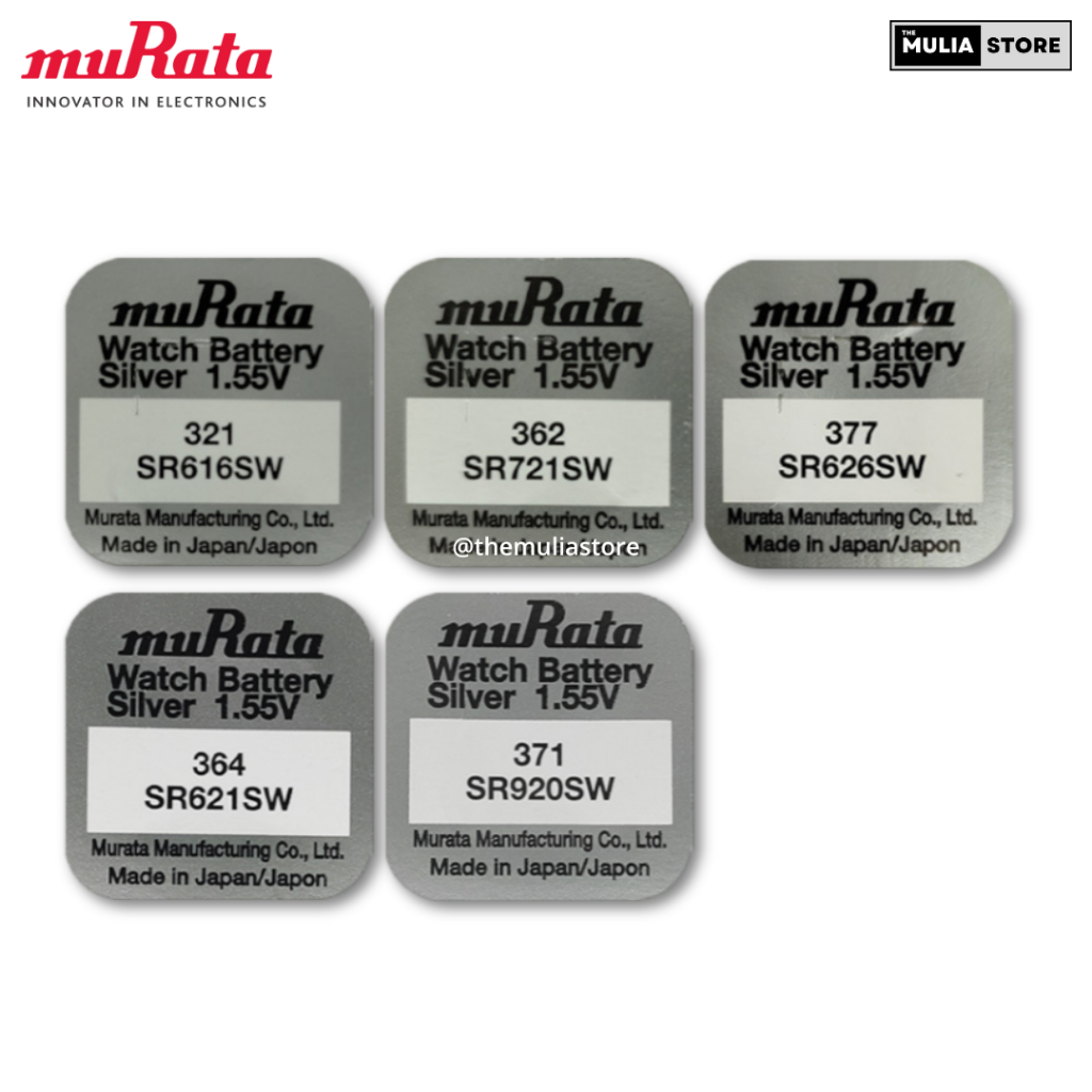 MURATA Baterai Murata Original 371/920 362/721