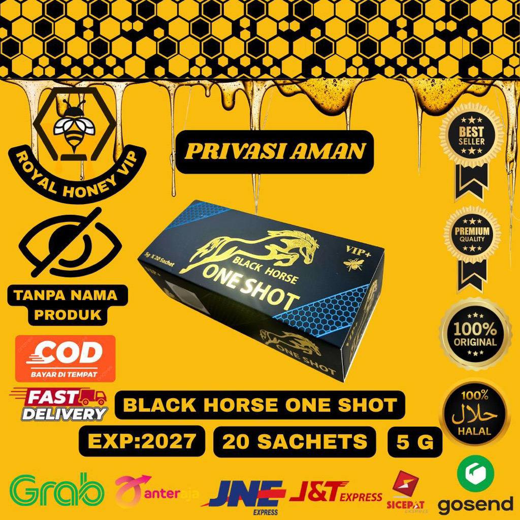 

vital Honey Black Horse One Shot box-20 Sachet 5G