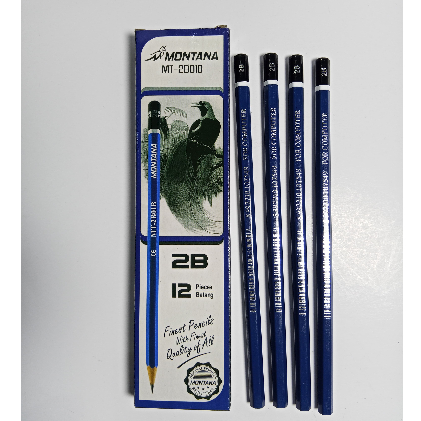 

PENSIL MONTANA 2B /MT-2B01B/ 1 LUSIN ISI 12 PCS
