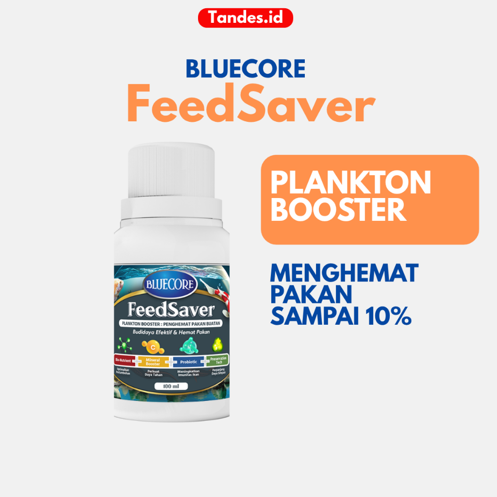 Bluecore Feed Saver Plankton Booster Udang Lobster Efisiensi Pakan Cepat Tumbuh Panen Melimpah