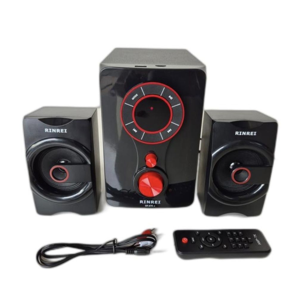 Speaker Bluetooth Rinrei SR878F New FM Radio