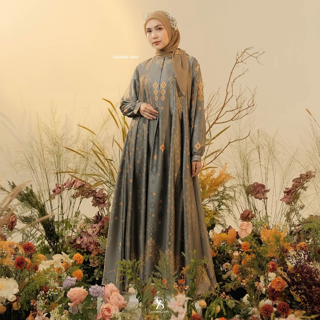 ShirinZein - Gamis Pesta Mewah Elegan Motif Etnik Series Toraja