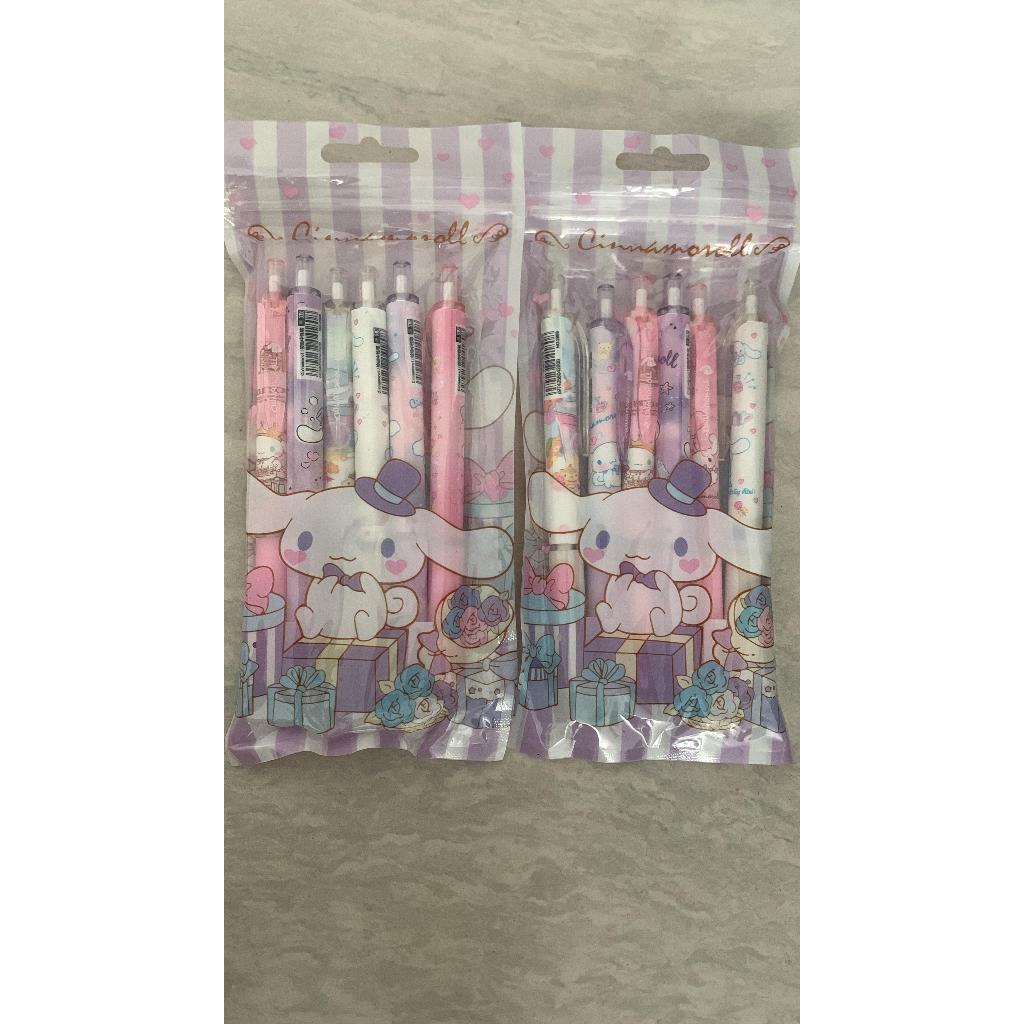 

PULPEN GEL MEKANIK 1SET ISI 6 / PENA MOTIF CINNAMONROLL