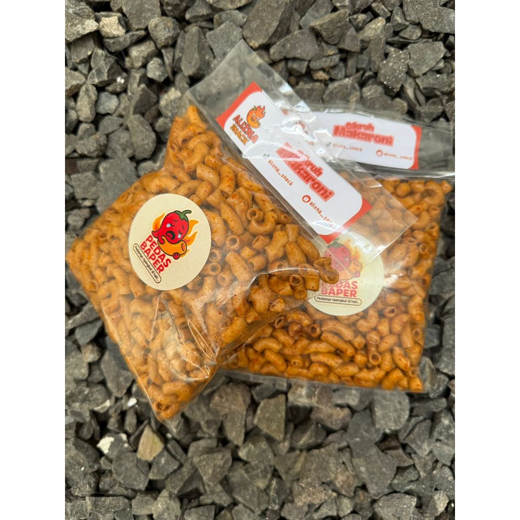 

Alizna Snack - Makaroni BANTET Daun Jeruk Kemasan 500 Gram Tidak Pelit Bumbu