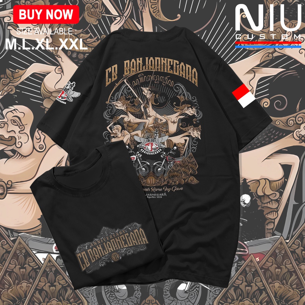 kaos CB BANJARNEGARA - Baju Herex CB Indonesia - Tshirt Acara CB Terbaru 2024 Distro Keren