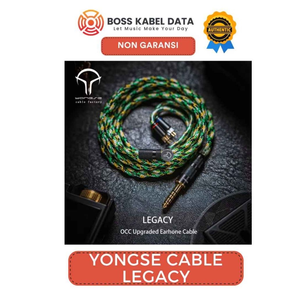 Yongse Legacy Silver Plated Single Crystal Copper Upgraded Earphone Cable