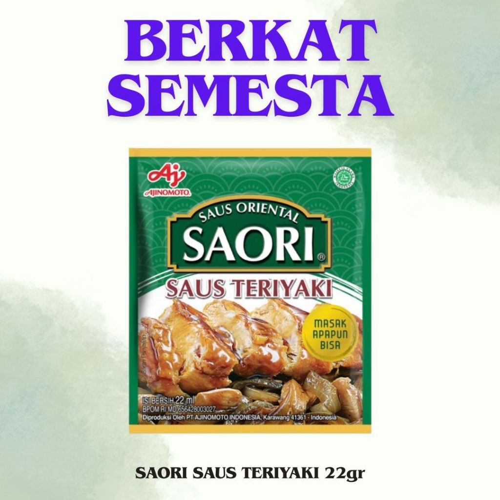 

SAORI SAUS TERIYAKI 22g