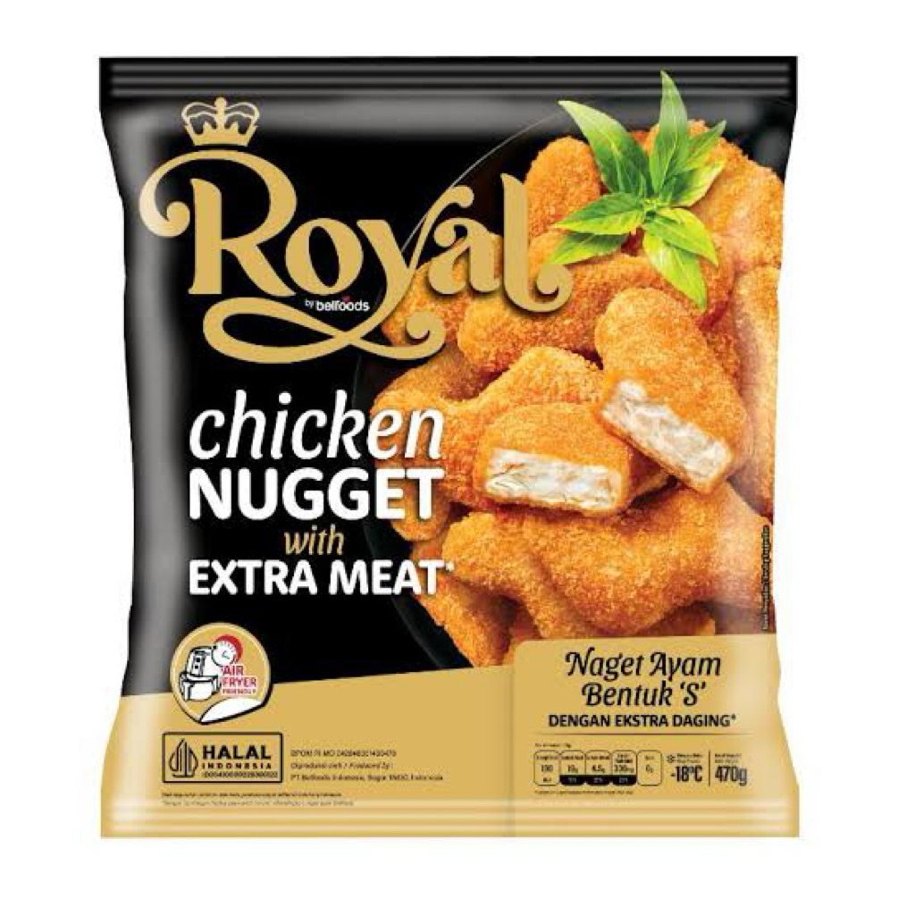 

BELFOODS S Royal Chickeen Nuget 470 Gram