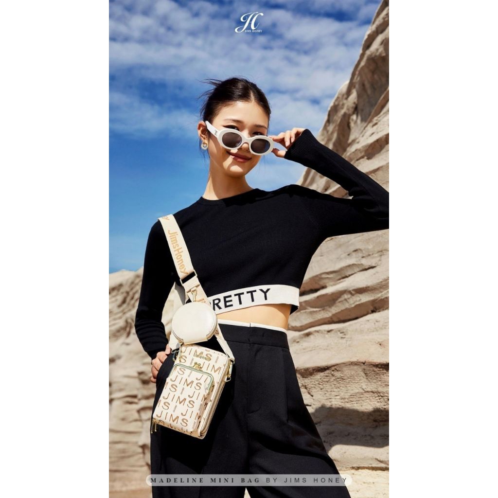 Madeline bag JimsHoney/Tas selempang wanita/Dompet hp/tas hp/free dompet