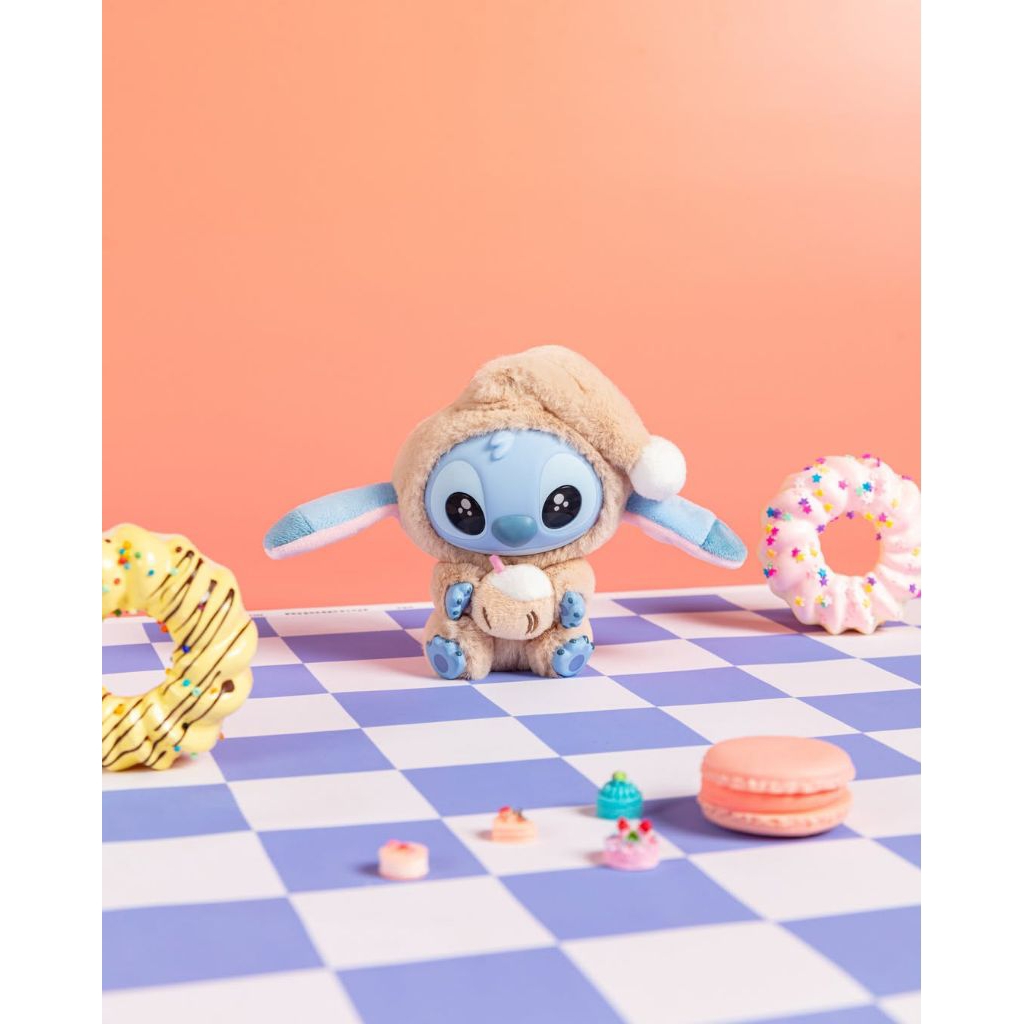 Disney Stitch Eat Something Before Sleep – Gantungan Tas / Bag Charm Lucu Koleksi [ORI MINISO]