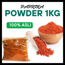 

PAPRIKA POWDER 1 KG/Paprika Bubuk Murni tanpa campuran Kemasan : 1Kg
