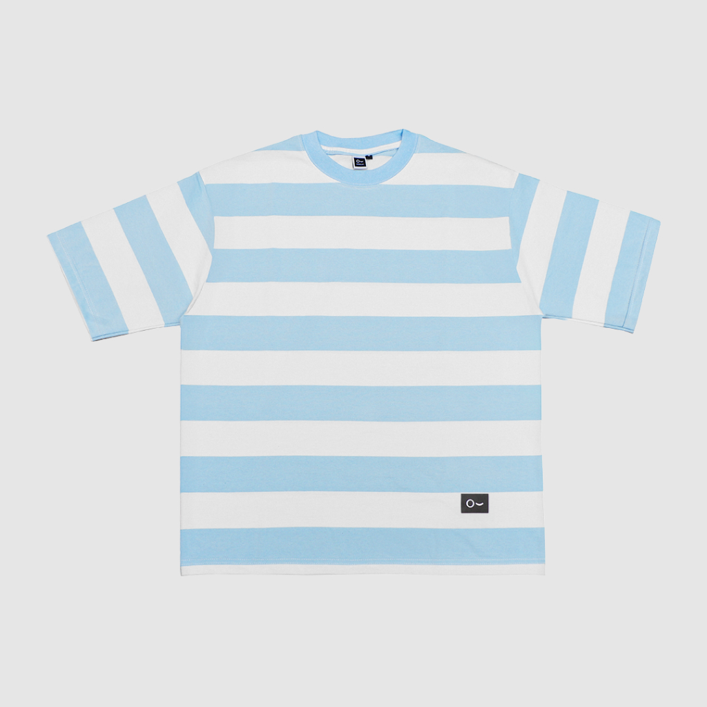 JOHN JILL - Oversize Strip Short Sleeve