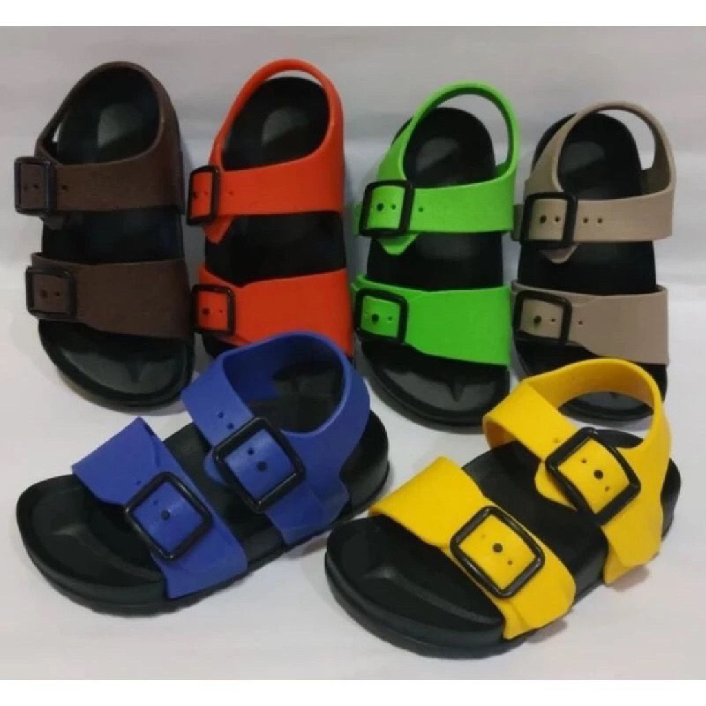 Sendal anak 1 2 3 tahun murah sepatu sandal anak cowok cewek murah pontianak karakter lucu karet BIR
