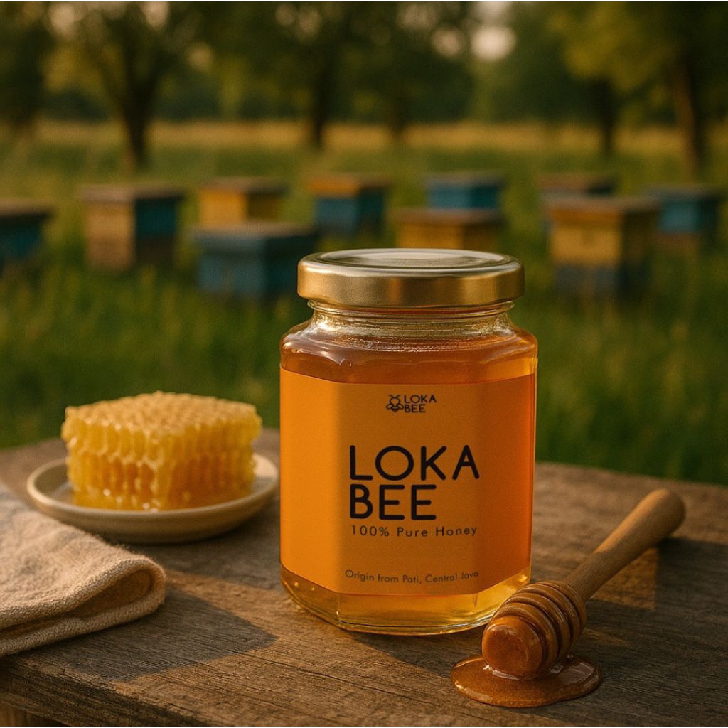 

LOKABEE Multiflora Raw Honey 300 gr - Madu Multiflora 100% Murni.