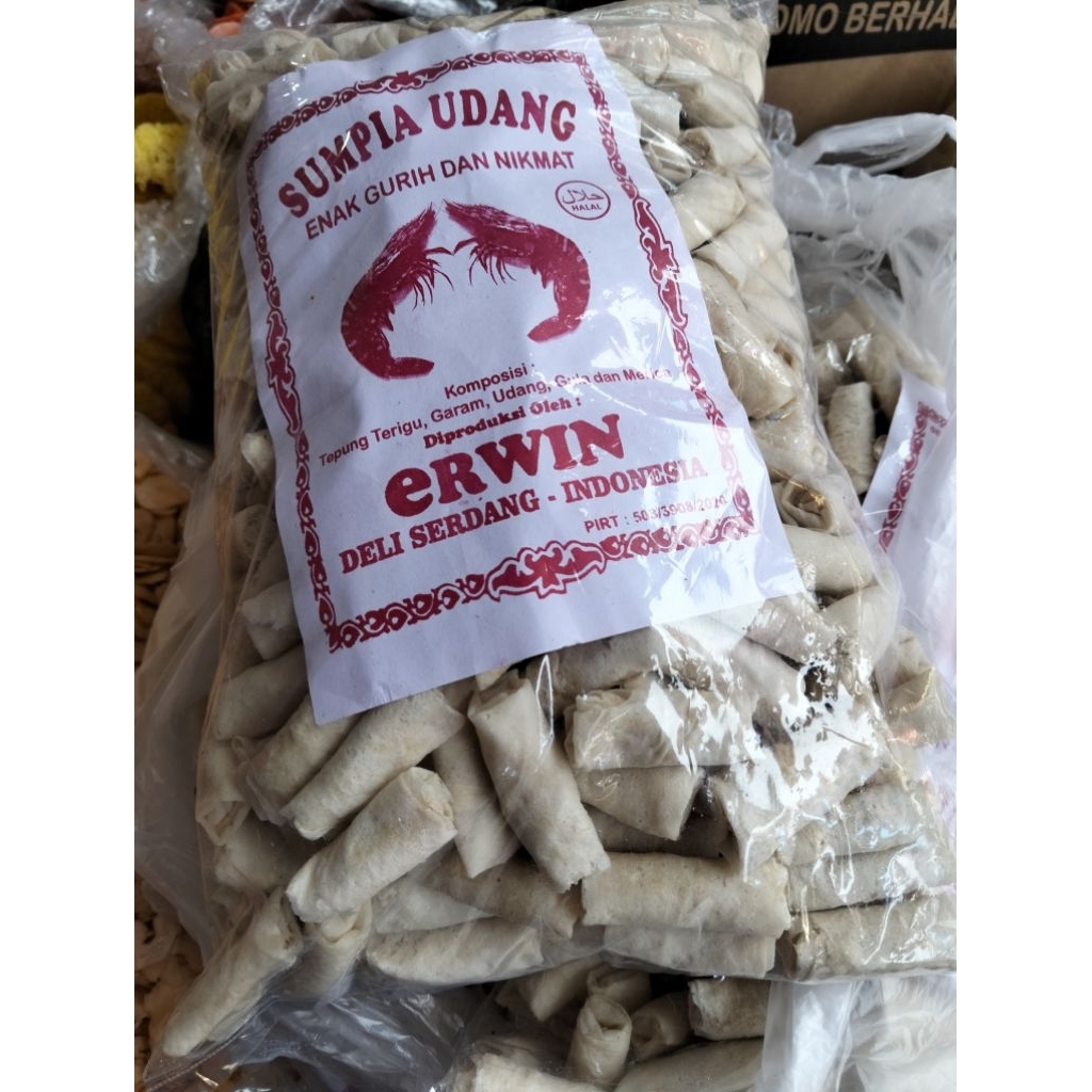 

Sumpia Udang Mentah Cap Erwin 1 kg/bungkus