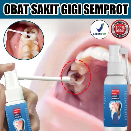 Obat Sakit Gigi 30ml Original Obat Sakit Gigi Berlubang Semprot Untuk Sakit Gigi / Gusi Bengkak / Ny