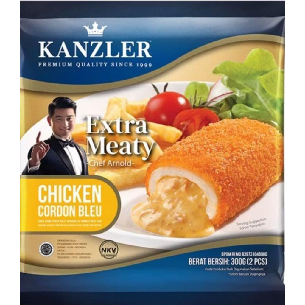 

Chicken Cordon Bleu isi 2 Kanzler 300gr